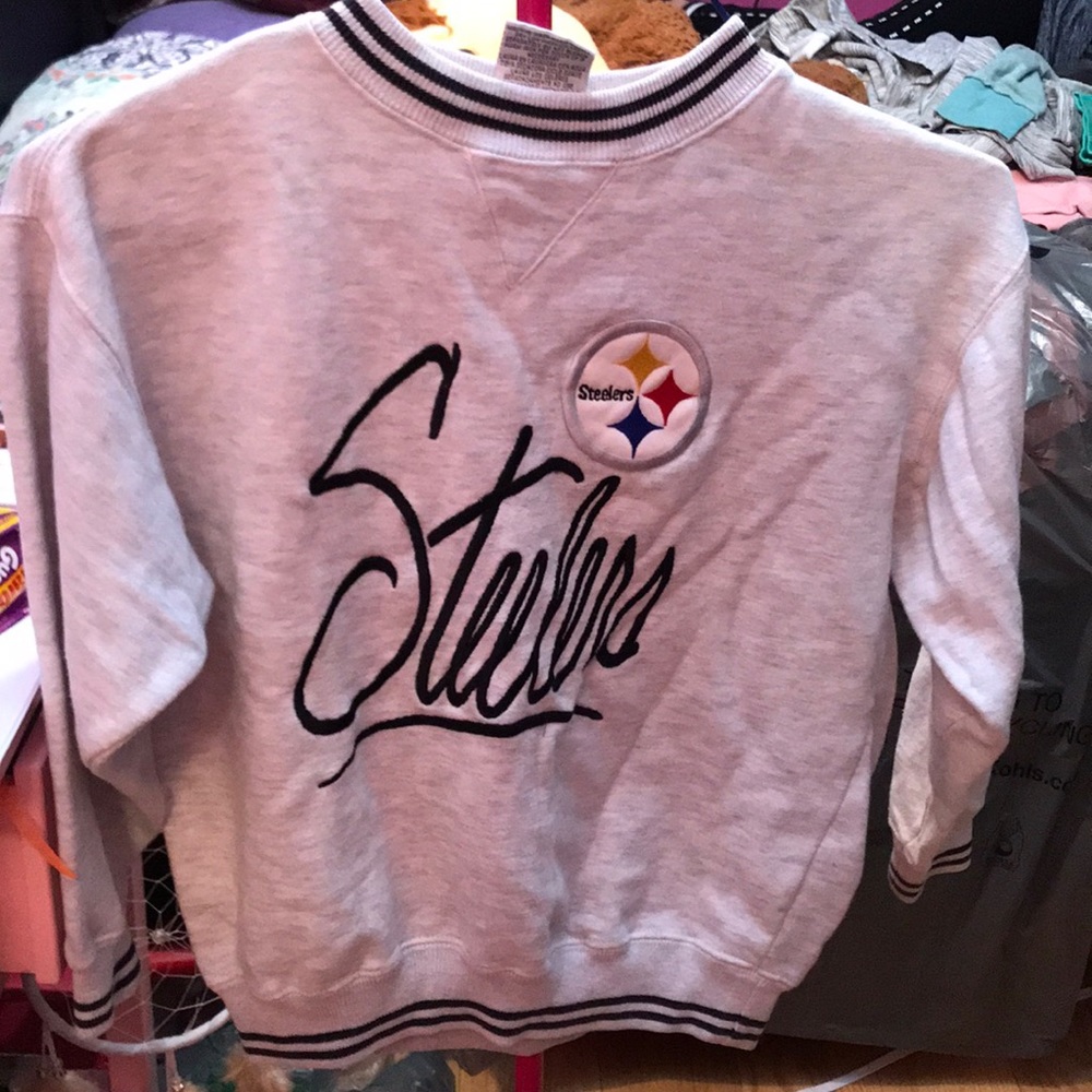 Gray Steeler sweatshirt